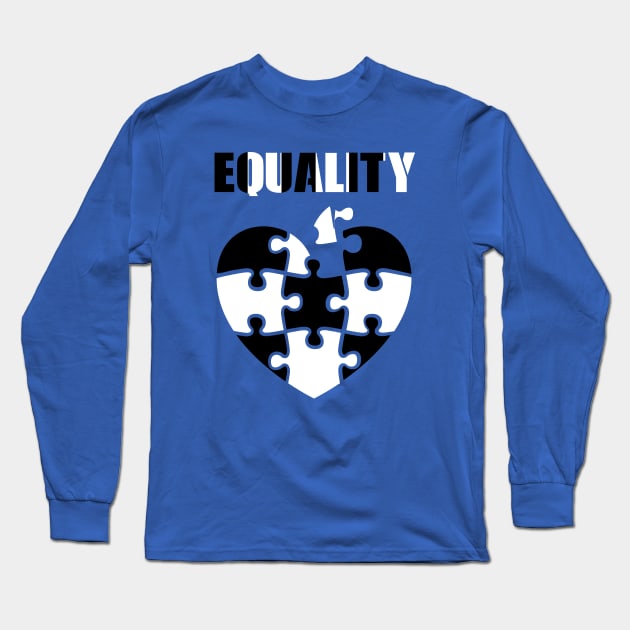 EQUALITY Equal Rights Equality For All Social Justice Long Sleeve T-Shirt by rjstyle7